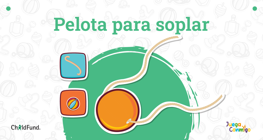 Pelota para soplar