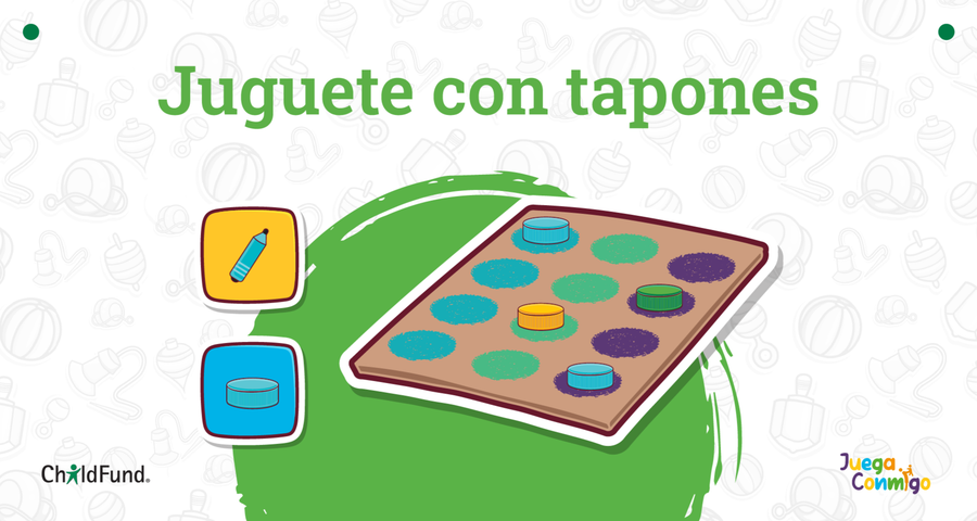 Juguete con tapones